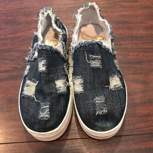 Sam Edelman Denim Slip-on Sneakers